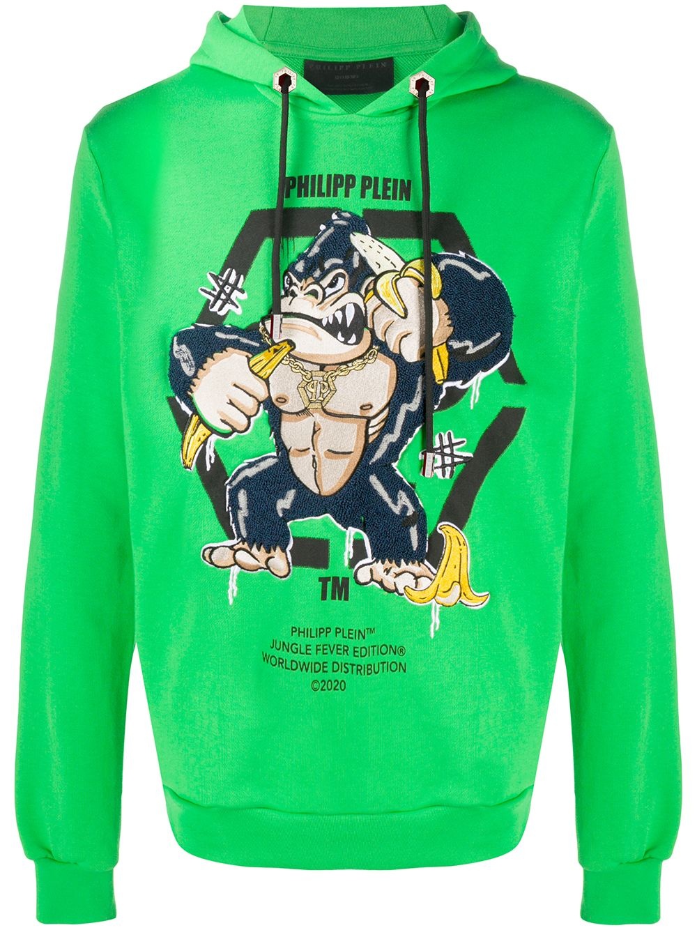 King Plein Gorilla hooded sweatshirt  - 1