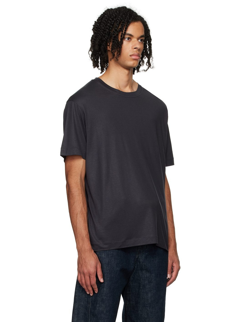 Lemaire Gray Short Sleeve T-shirt outlook