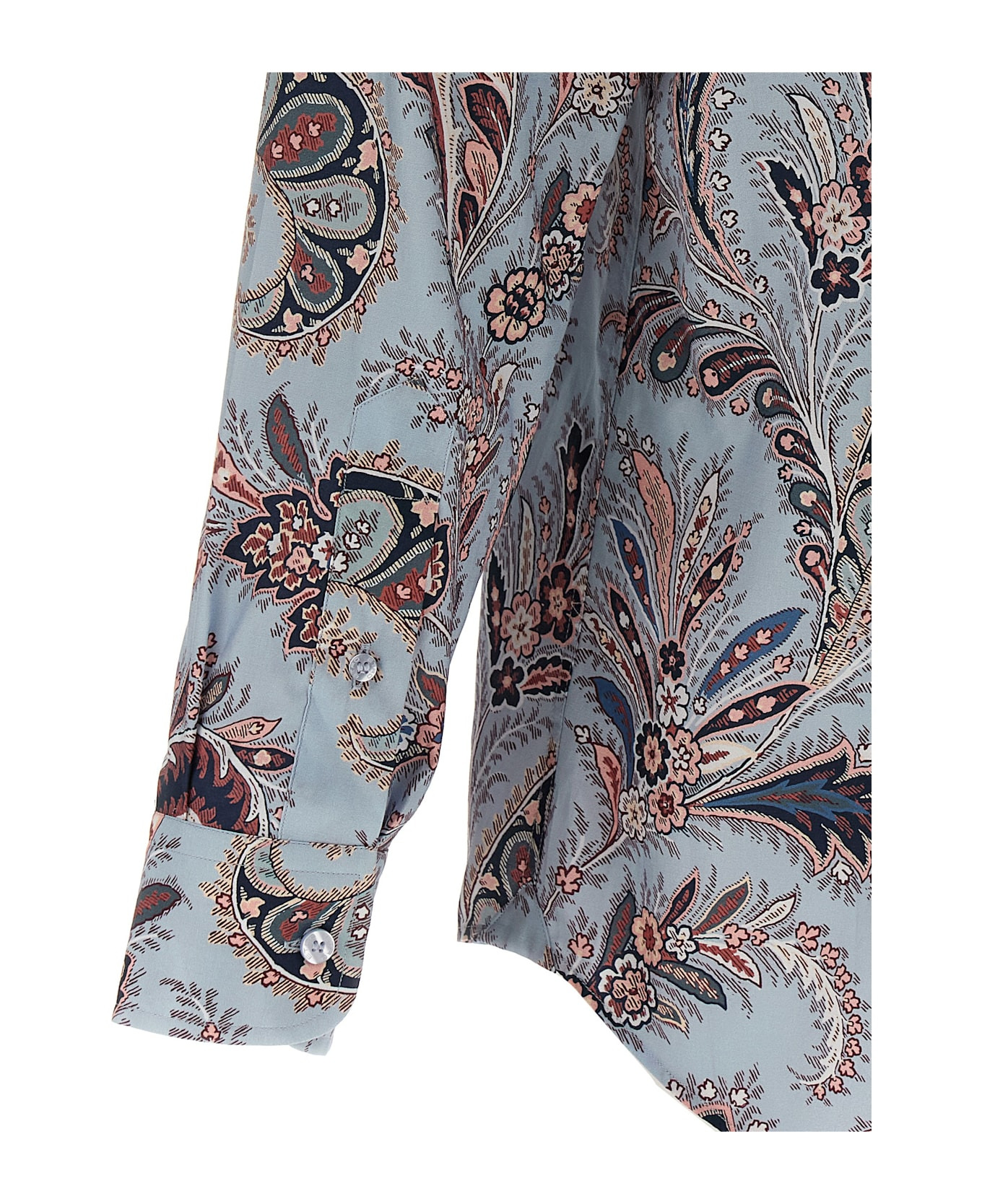 Floral Paisley Cotton Shirt - 4