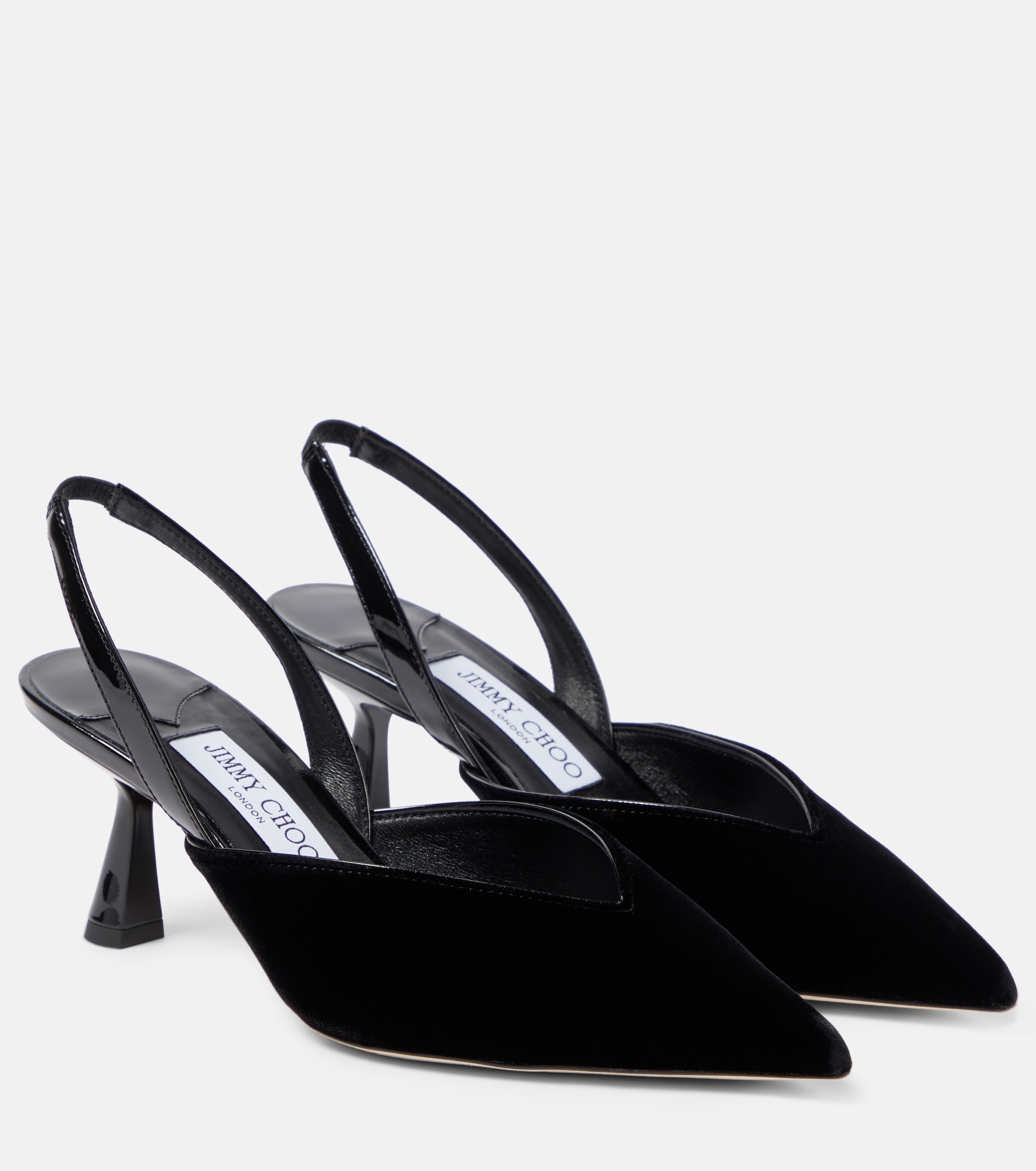 Maryanne SB 65 velvet slingback pumps - 1