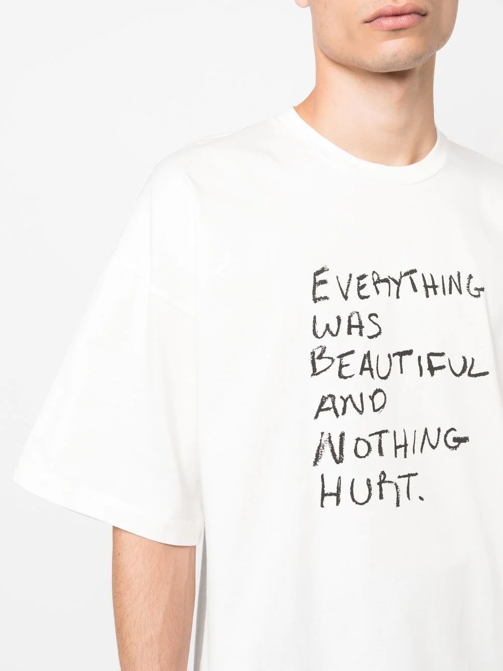 slogan-print cotton T-shirt - 5