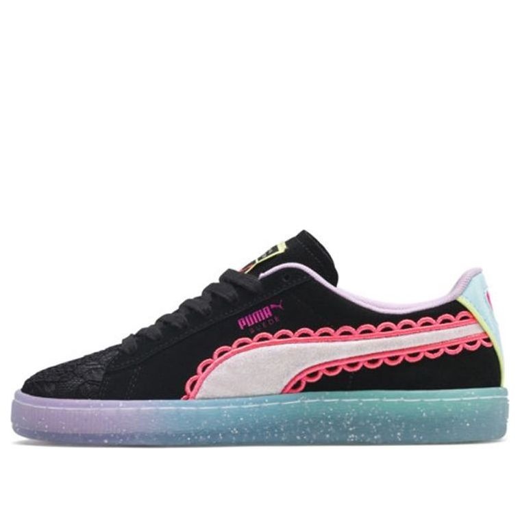 (WMNS) PUMA Sophia Webster x Suede 'Black Fiery Coral' 369516-01 - 1