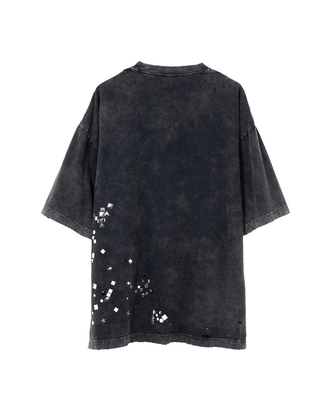 Embellished Bleached Tee - 2