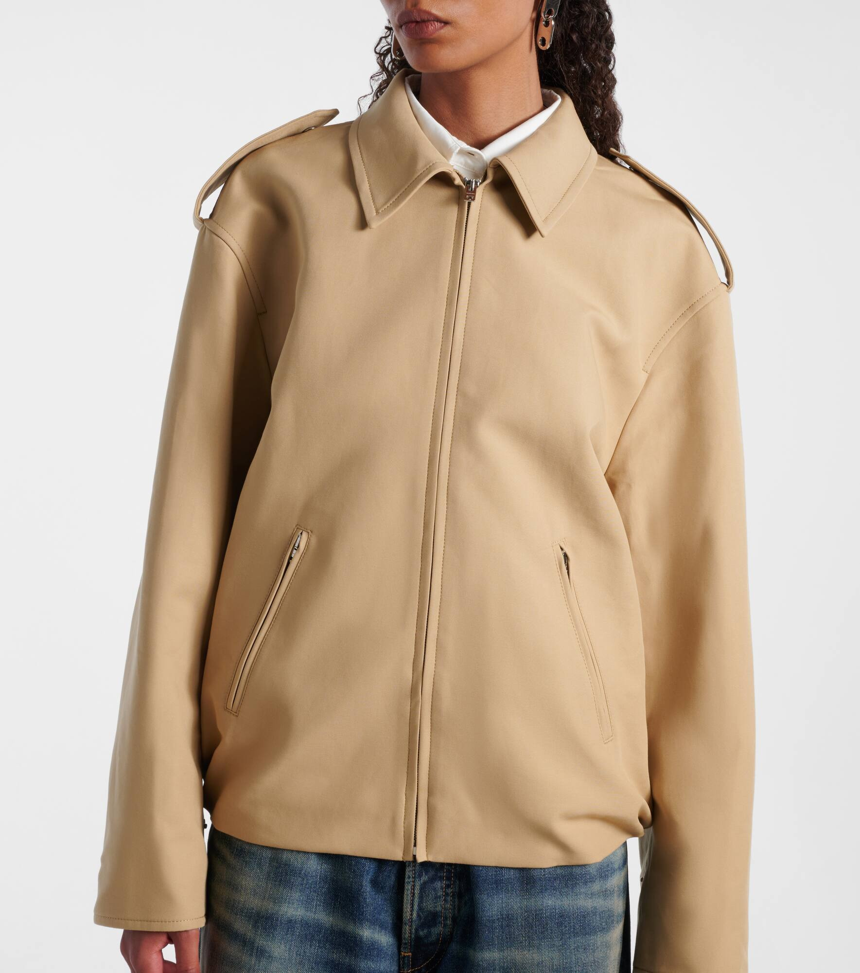 Cotton satin jacket - 7