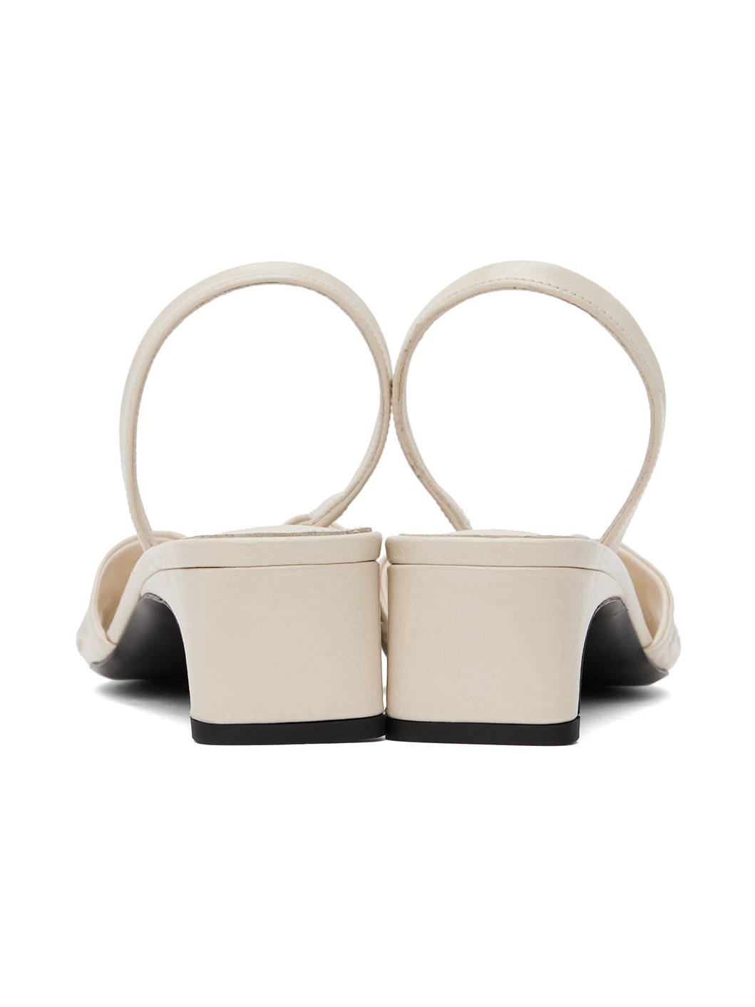 Off-White 'The Gathered Scoop' Heeled Sandals - 2