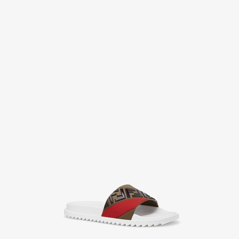 FENDI Multicolor rubber fussbetts outlook