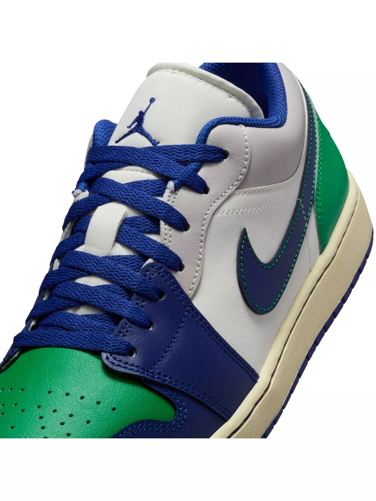 1 Low "Sail/Deep Royal Blue/Stadium Green" Men's Shoe - 10