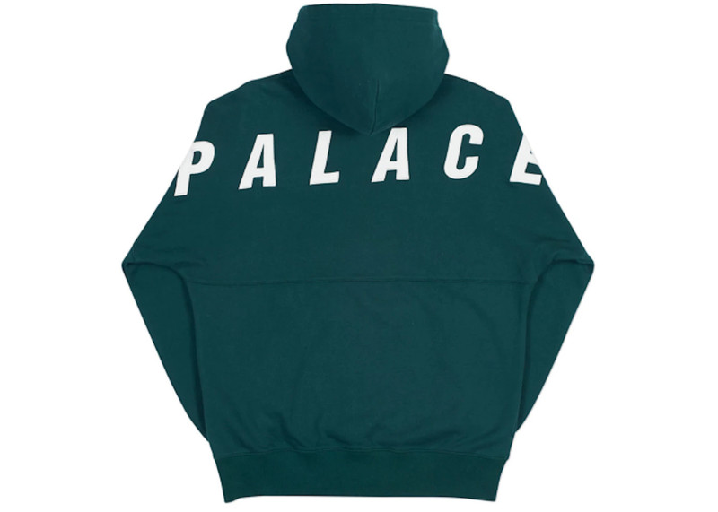 PALACE Palace Border Hood Green outlook