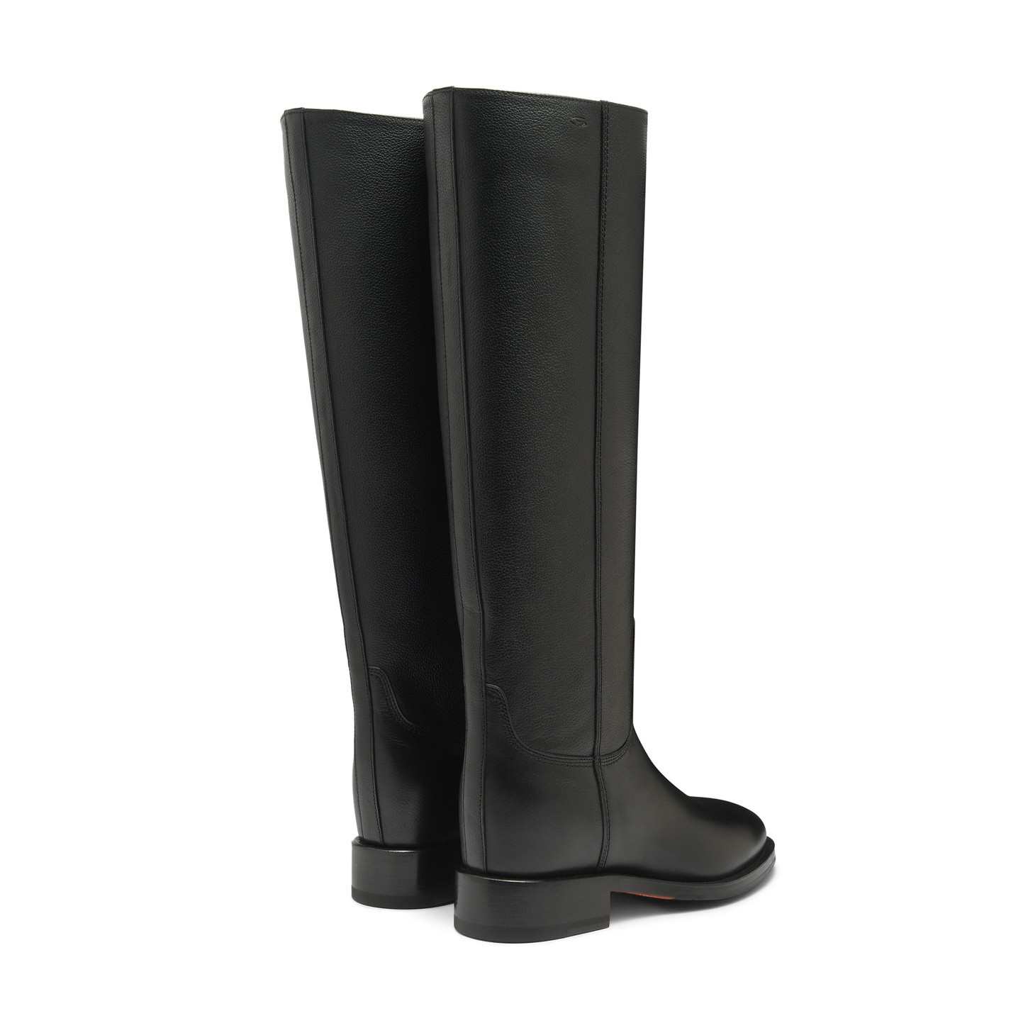 Women's black suede boot - 3