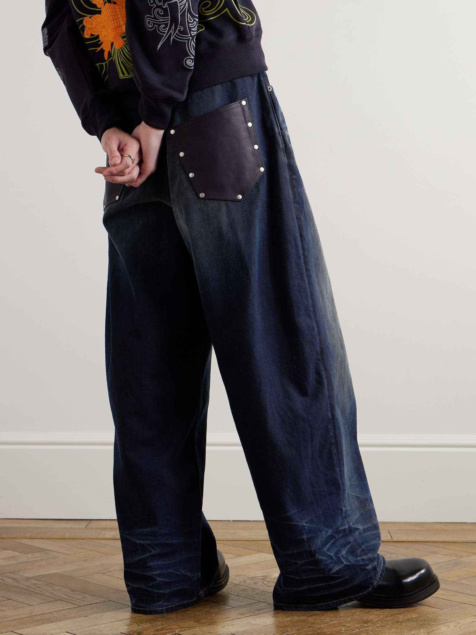 パンツ cozyworldwide leather jeans COZY WORLDWIDE(コージーワールドワイド) パンツ・ボトムス