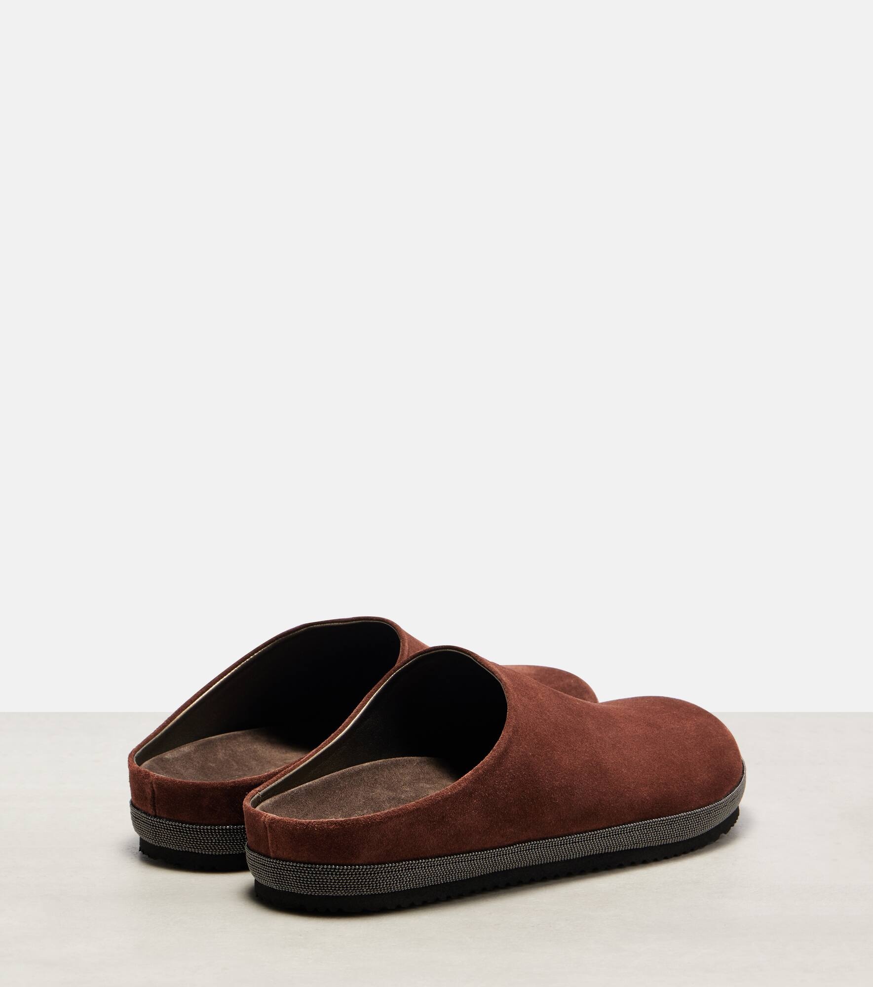 Monili suede clogs - 2