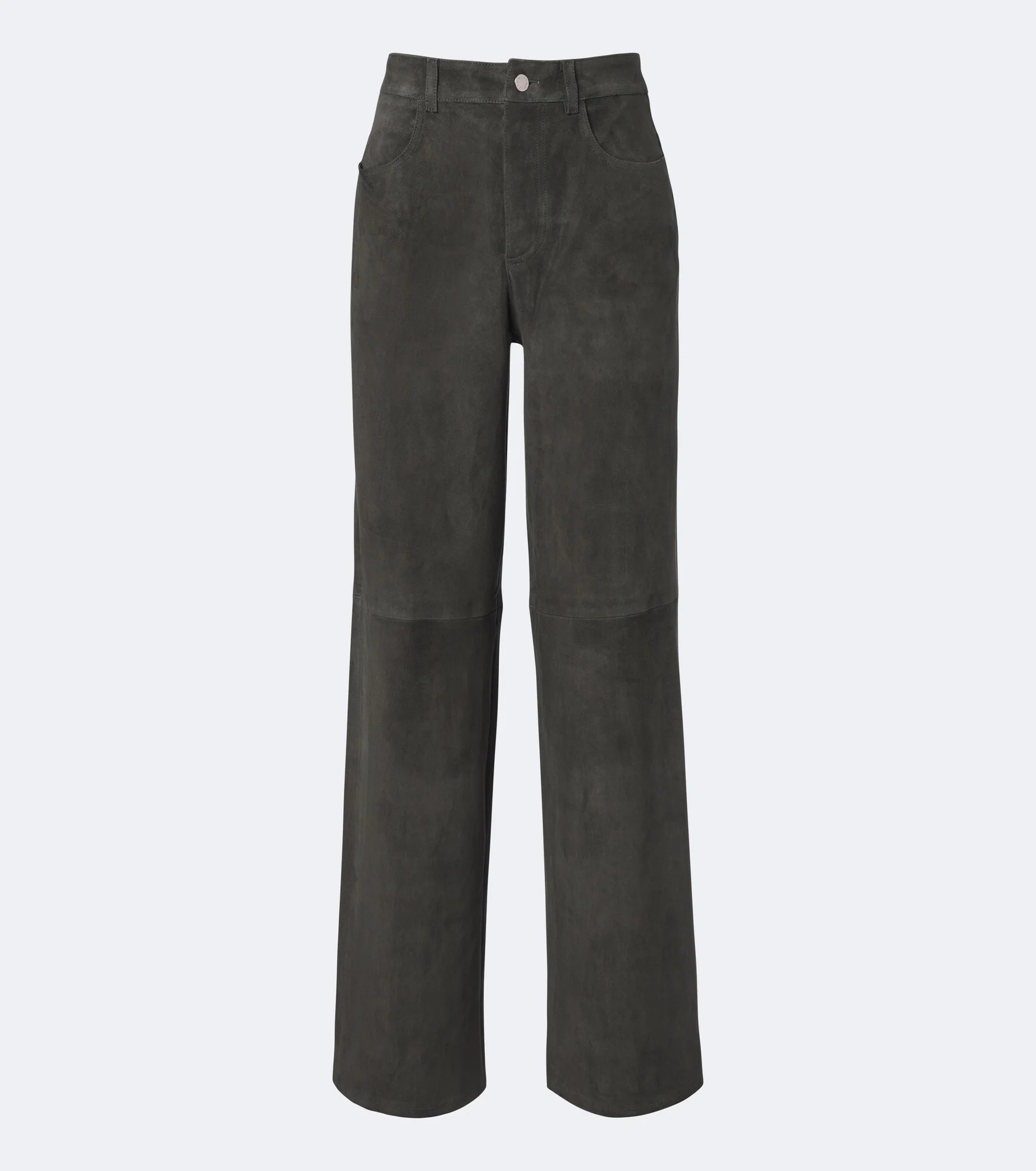 Mytheo suede wide-leg pants - 1