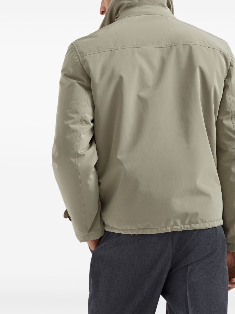 button-fastening jacket - 4