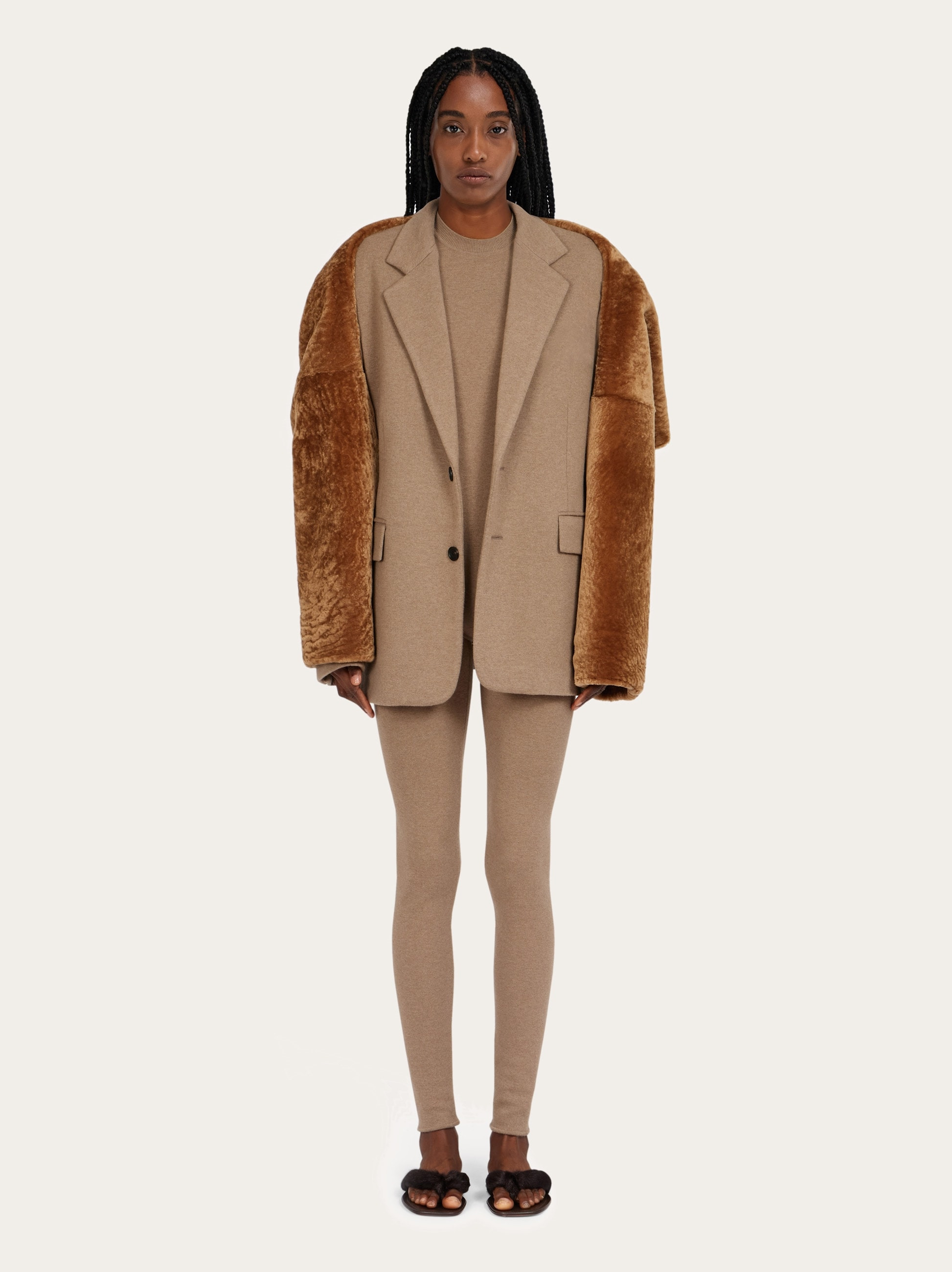 Single breasted jersey blazer - 6