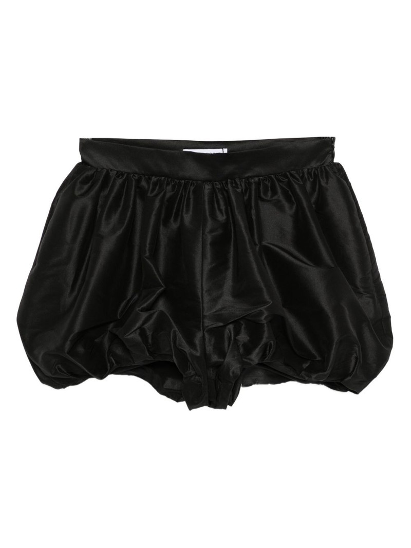 bubble-hem satin shorts 1