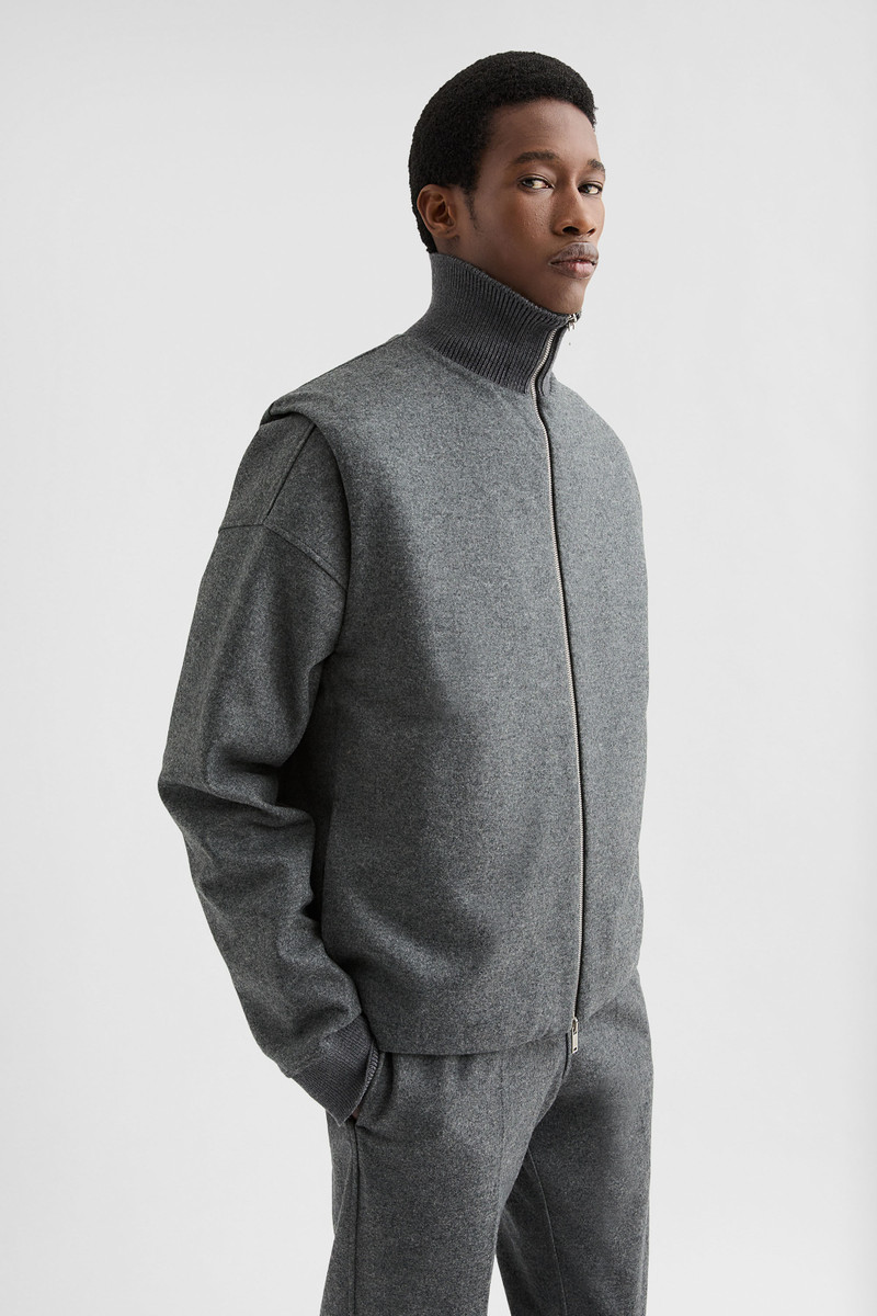 Wool Melton Padded Vest 3