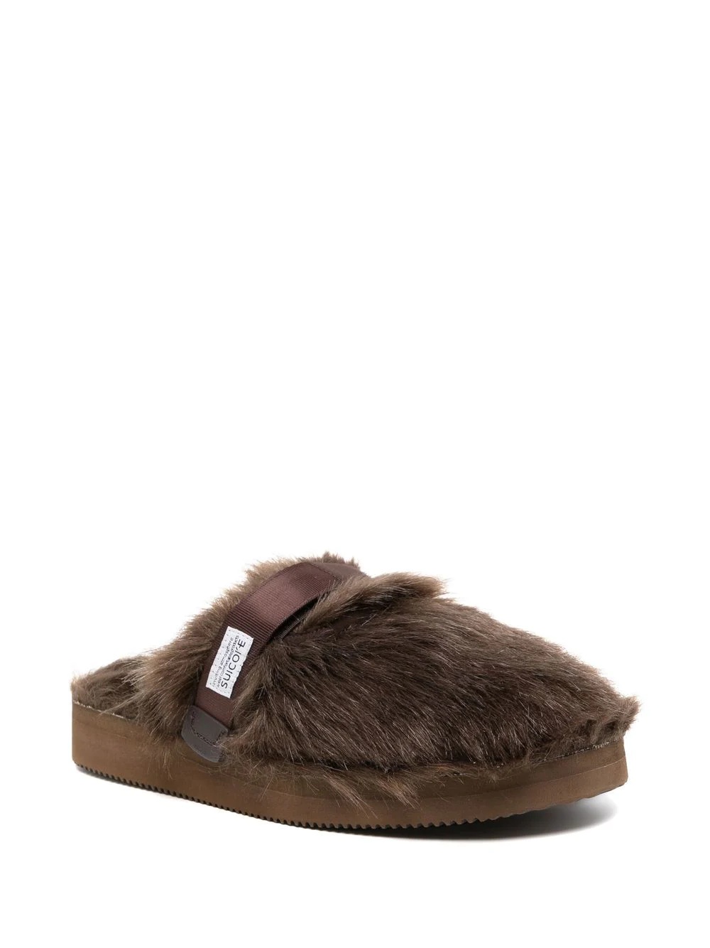 Zavo faux-fur sliders - 2