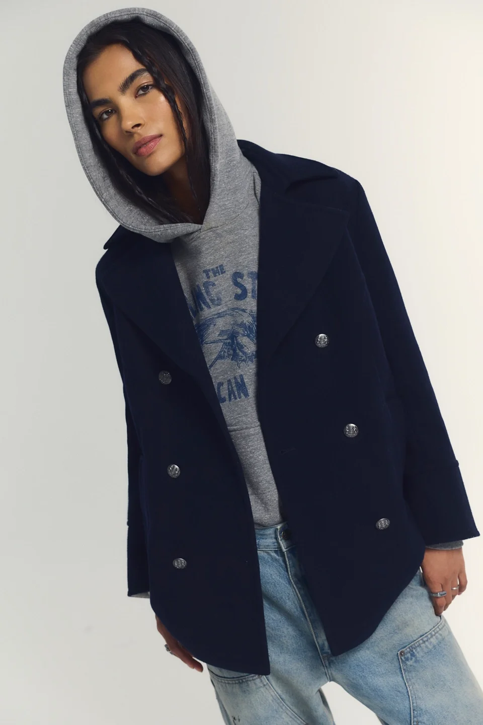 Jorah Wool Military Coat - 1