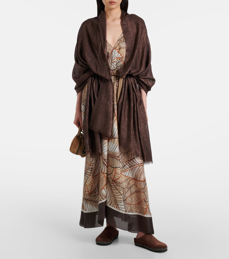 Brunello Cucinelli Monili suede clogs outlook