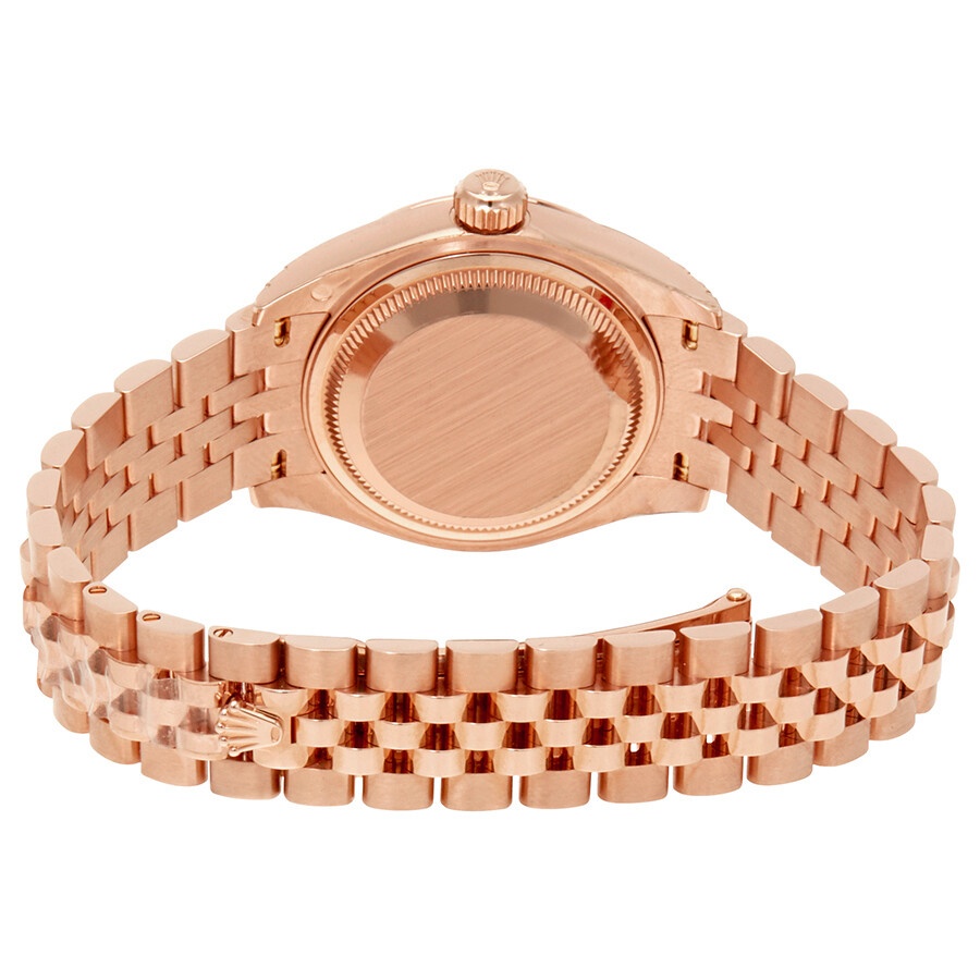 Rolex Lady Datejust 28 Sundust Dial 18K Pink Gold Jubilee Bracelet Automatic Watch 279175SNSJ - 3