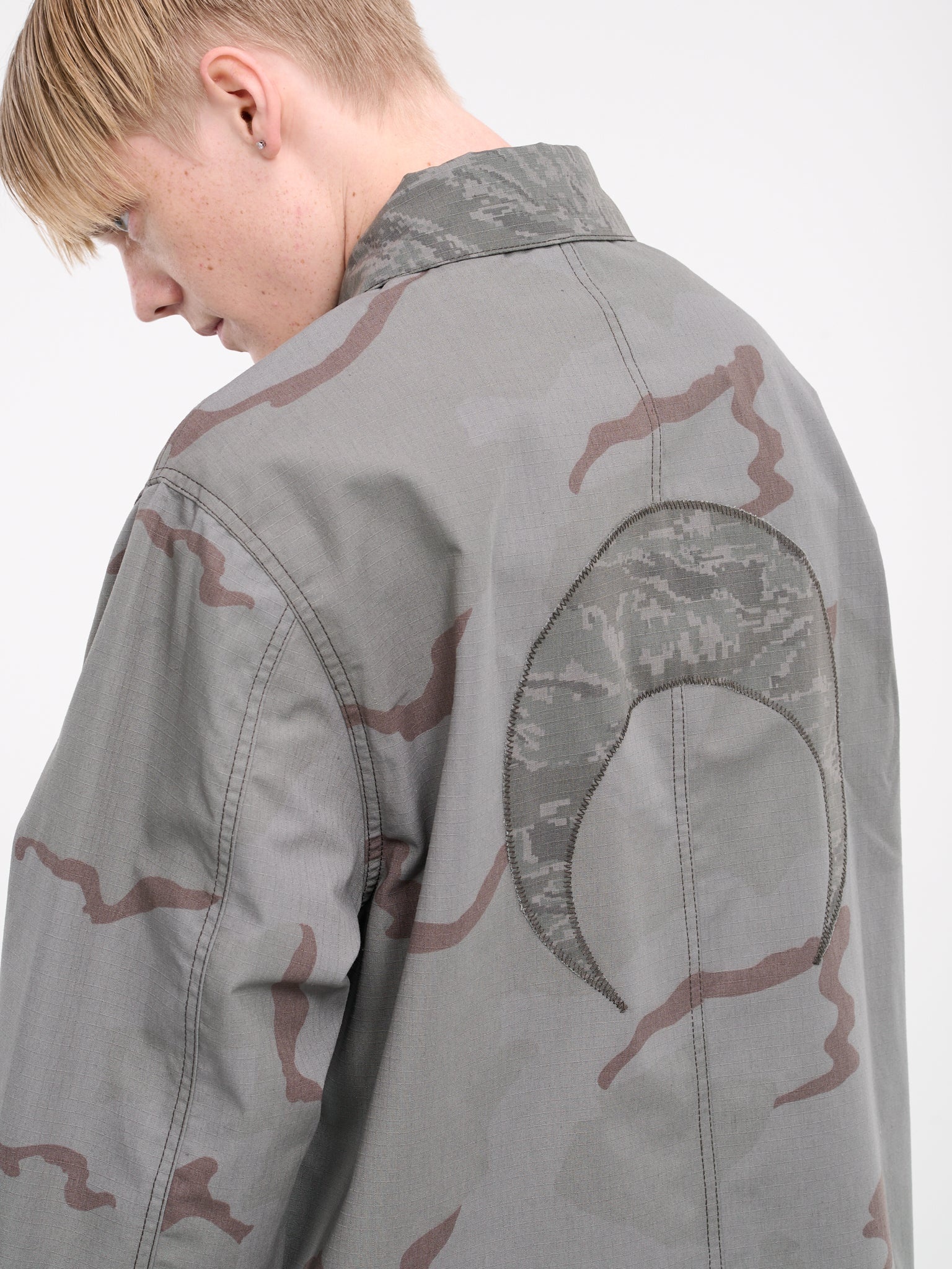 Regenerated Camo Overshirt - 5