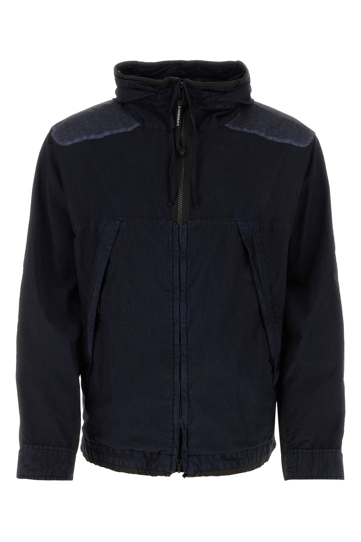 Midnight blue cotton blend jacket - 1