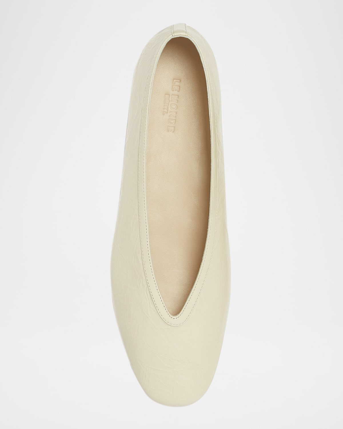 Luna Leather Ballerina Flats - 3