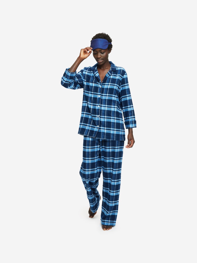 Eye Mask Paris 22 Cotton Jacquard Navy - 7