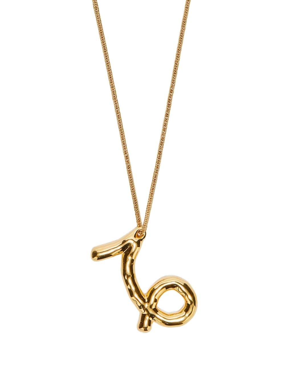 zodiac-sign pendant necklace - 2