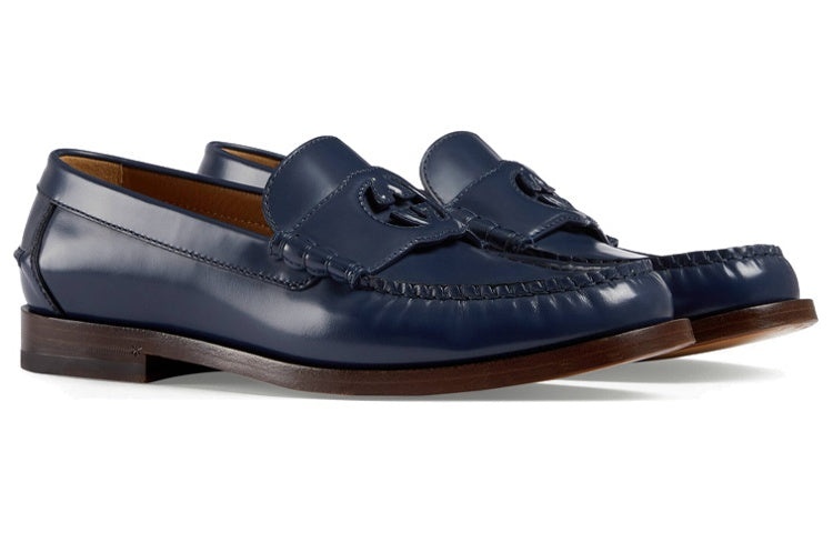 Gucci Interlocking G Loafer 'Blue' 738470-17X00-4157 - 2