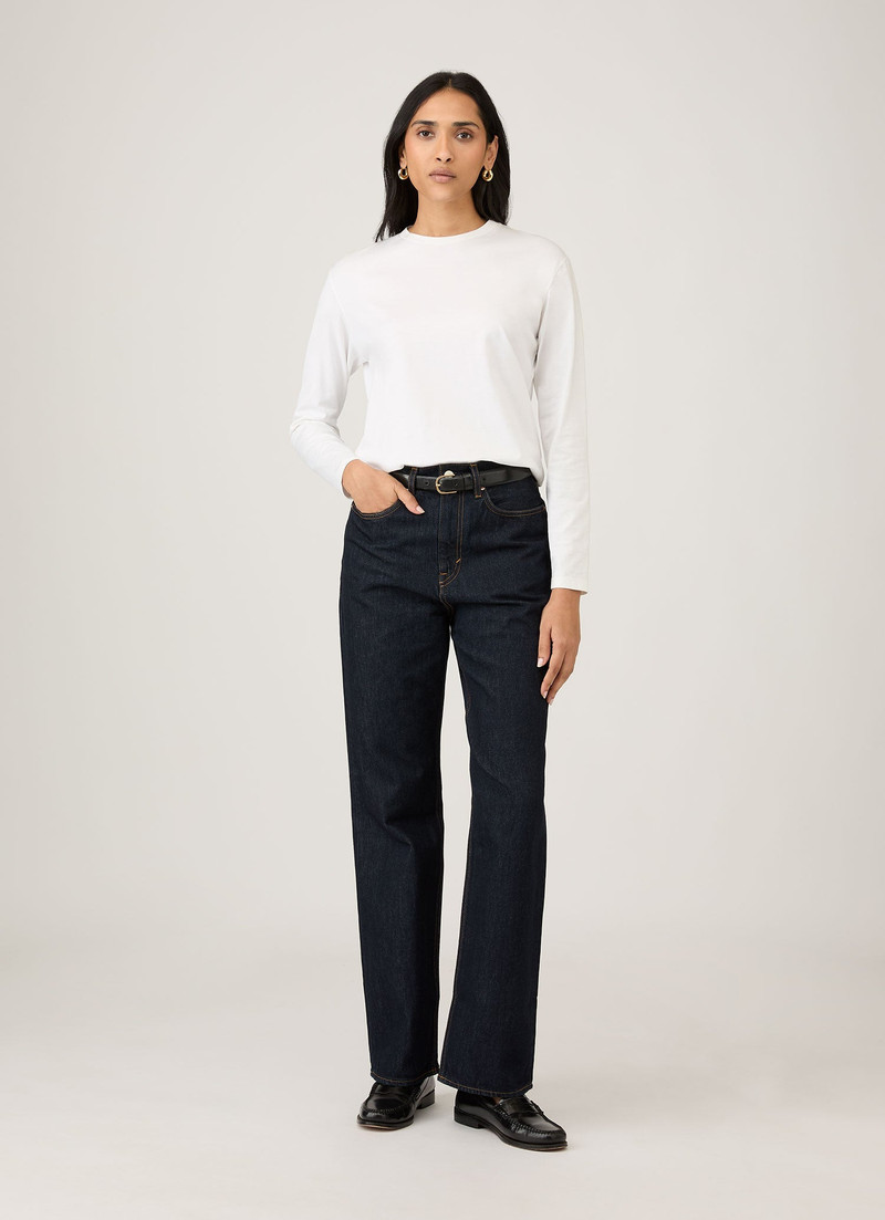 Sunspel Long Sleeve Boy Fit T‑shirt outlook