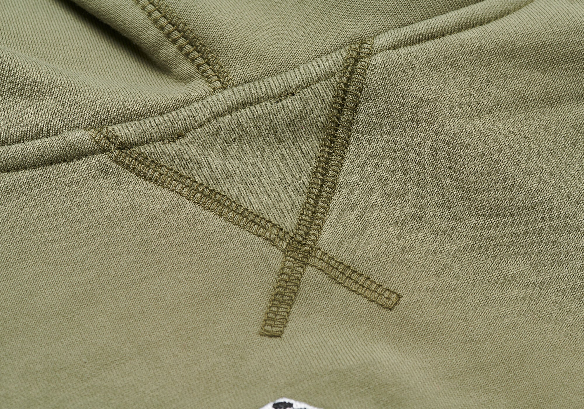 PALACE EVISU ZIP HOOD OLIVE - 6