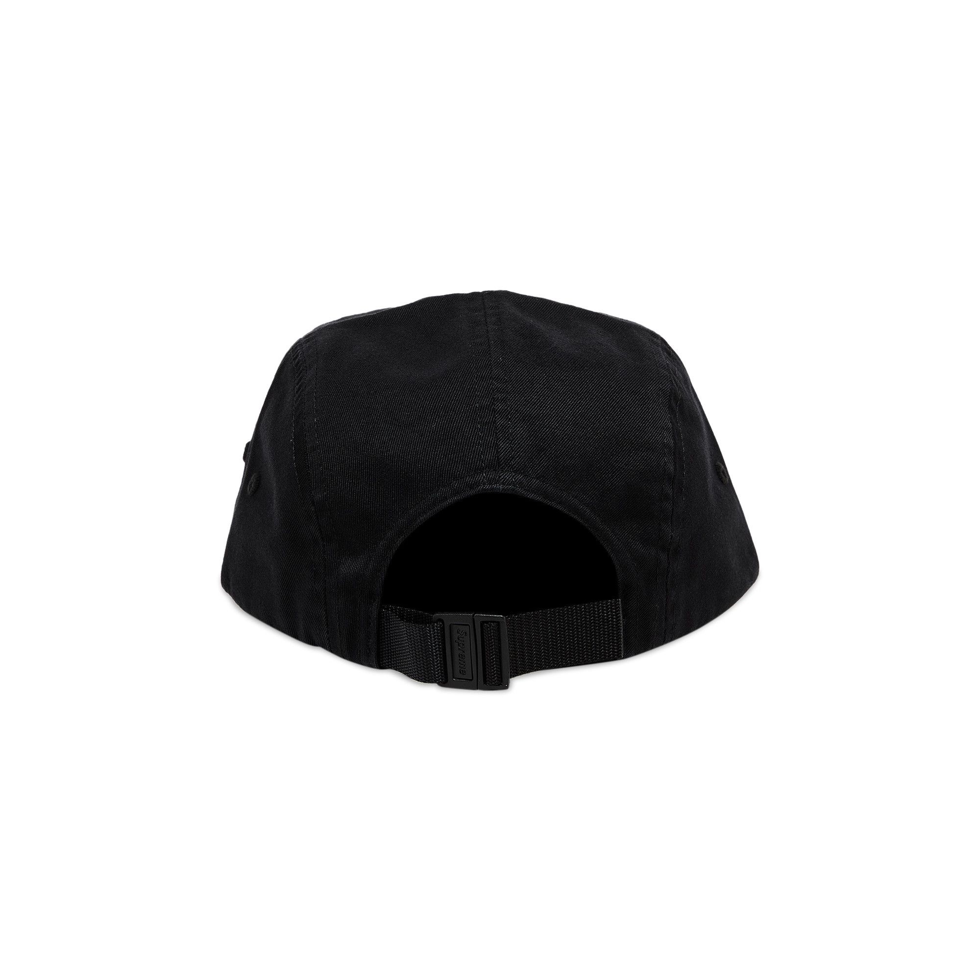 Supreme Washed Chino Twill Camp Cap 'Black' - 4