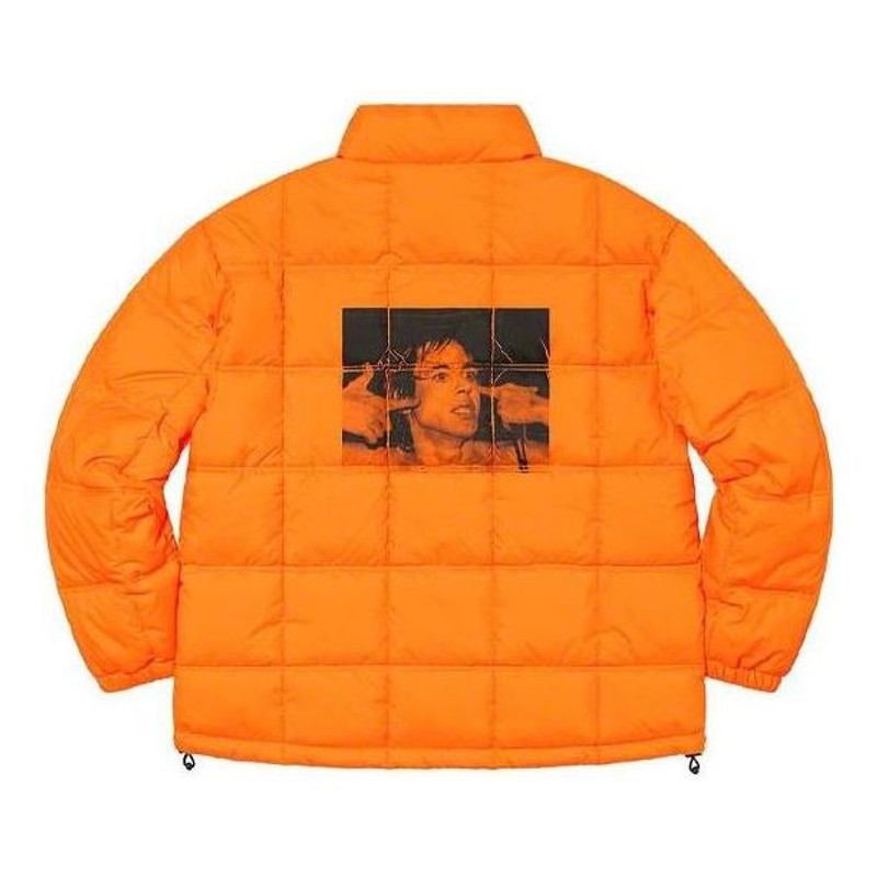 Supreme Supreme Iggy Pop Puffy Jacket 'Orange Black' SUP-SS21-507 outlook