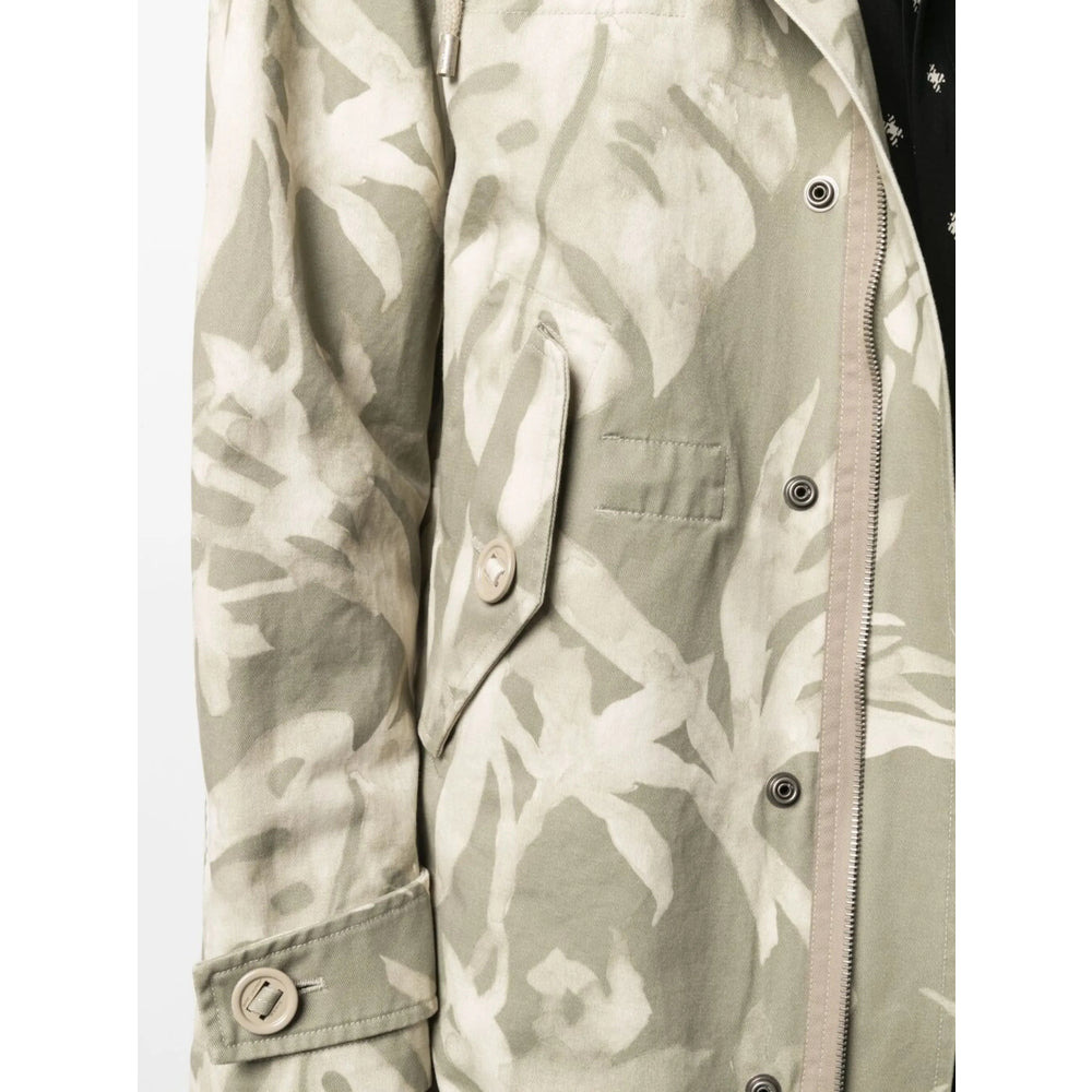 Saint Laurent Green Coats - Parkas Men - 2