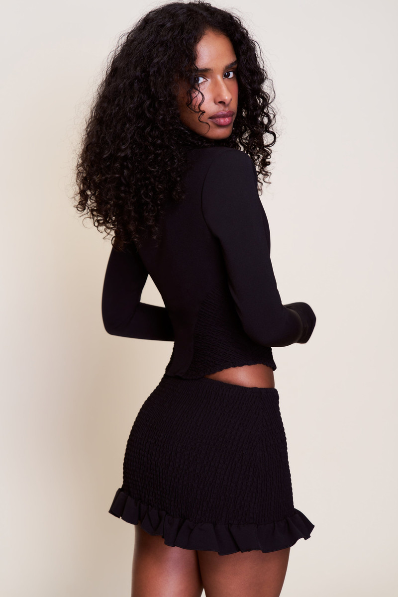 GUIZIO APOLLINE SMOCKED JACKET outlook