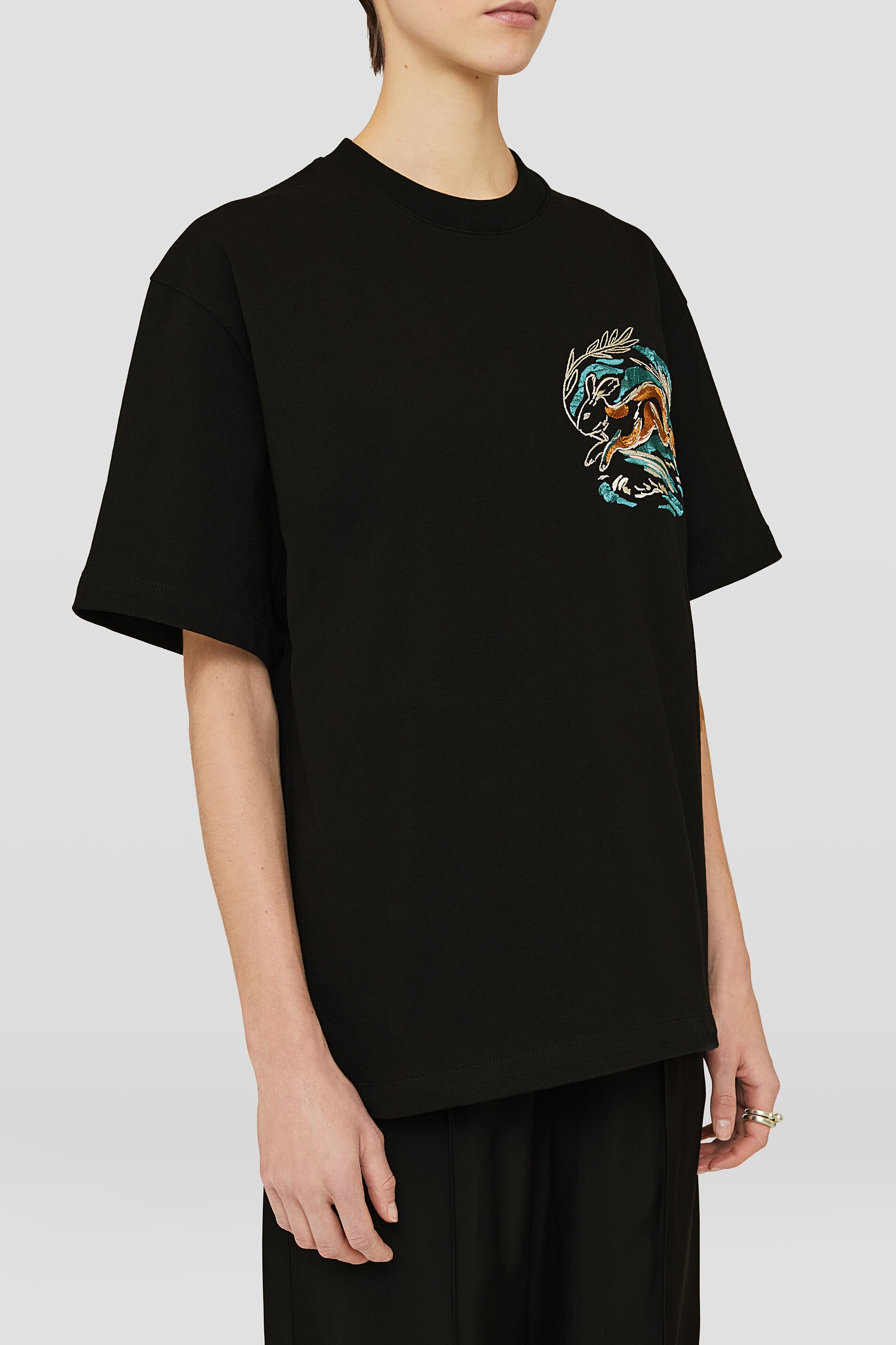 “JIL SANDER” エンブロイダリーラビットTシャツ Jil Sander Rabbit T-Shirt | REVERSIBLE