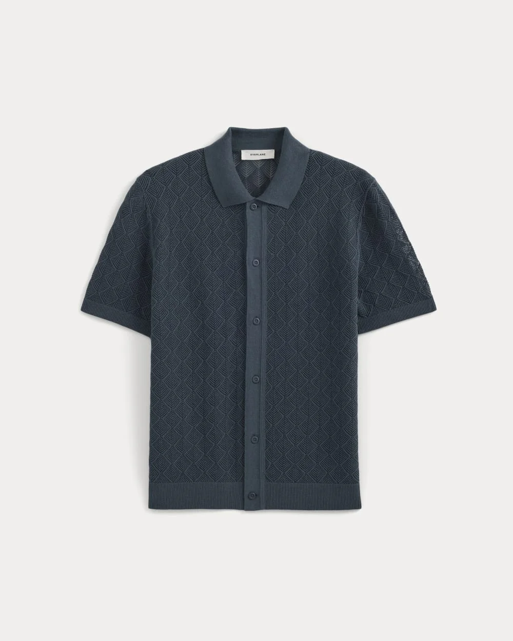 OPEN-KNIT RESORT SHIRT - 1