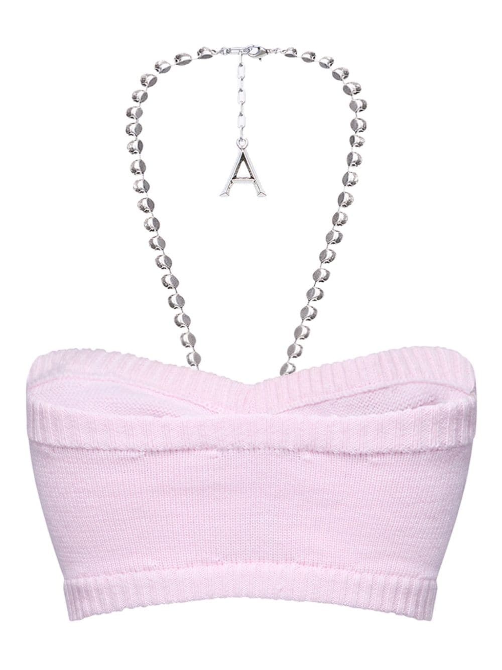 Crystal Butterfly knitted bandeau - 6