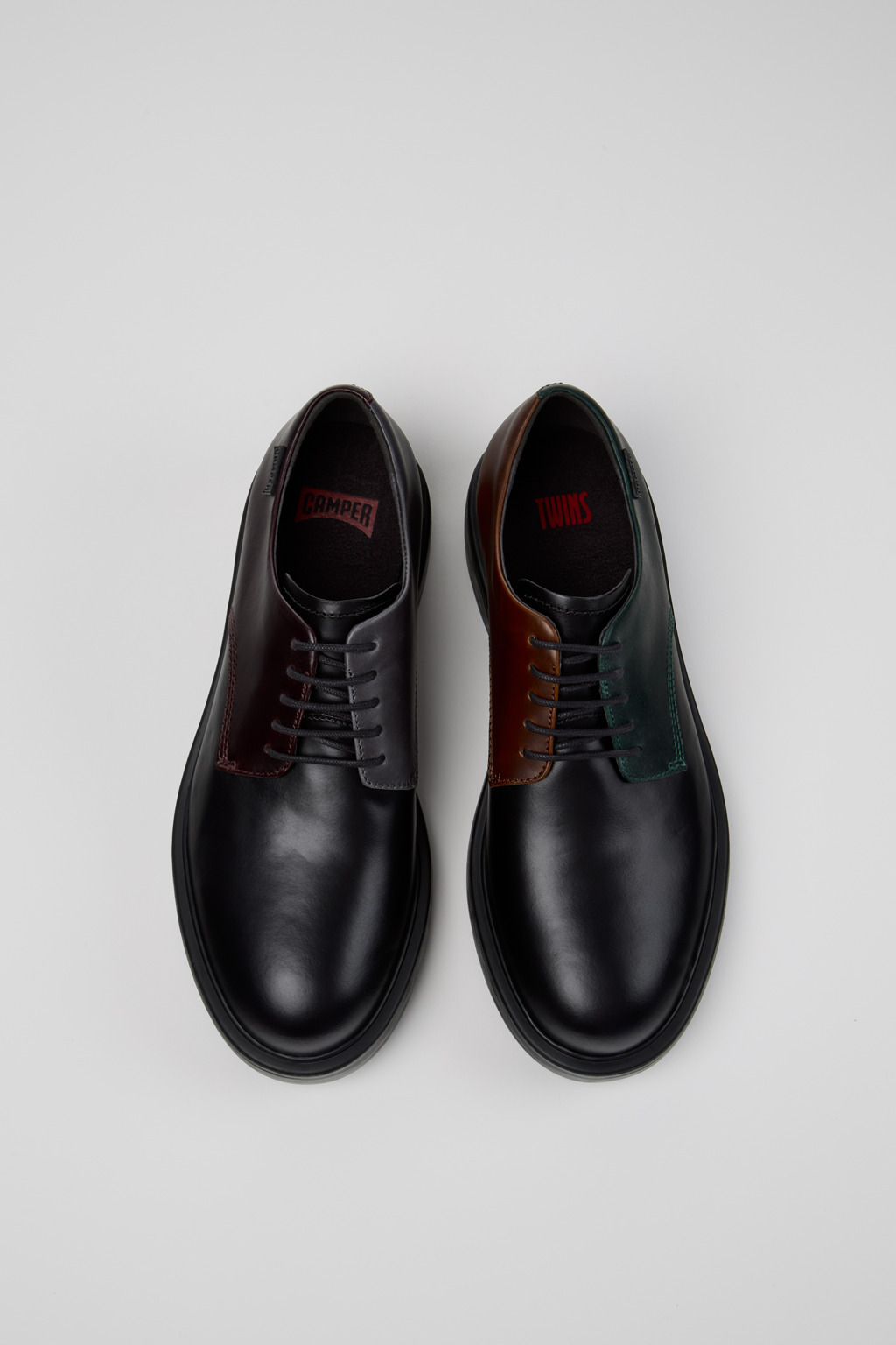 Multicolor Leather Shoes for Men. - 4