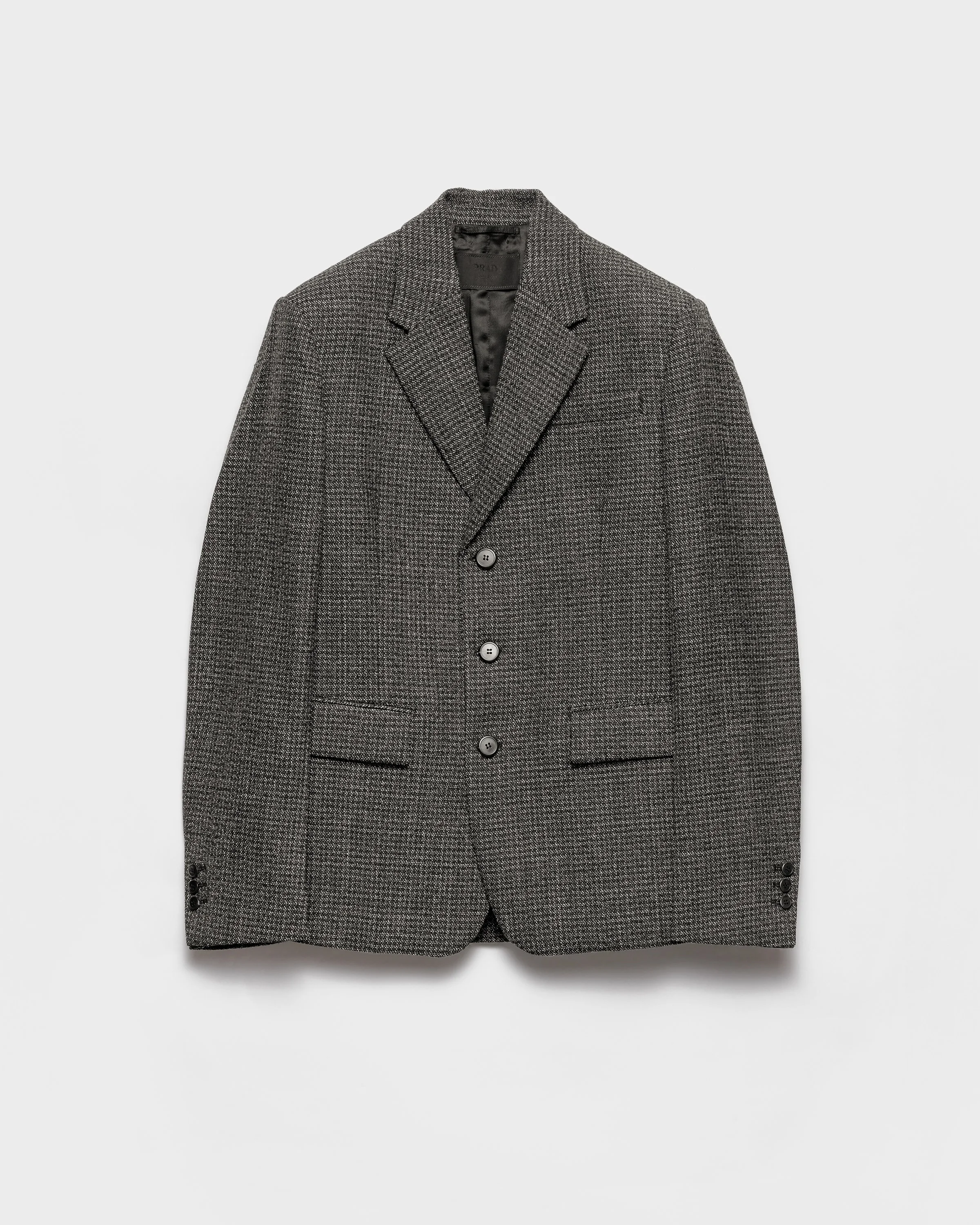 Single-breasted wool jacket - 1