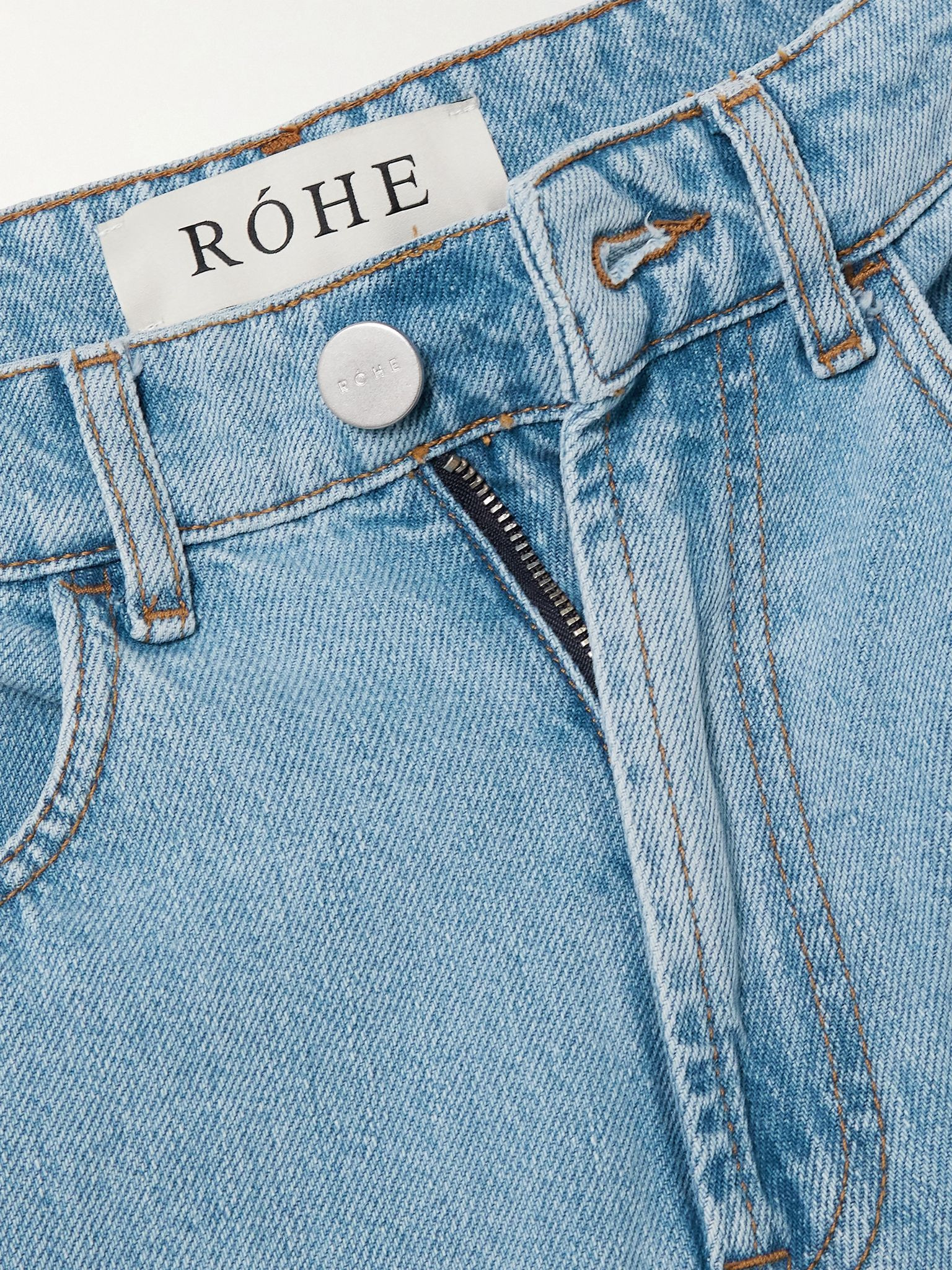 Mid-rise wide-leg jeans Mid denim - 5