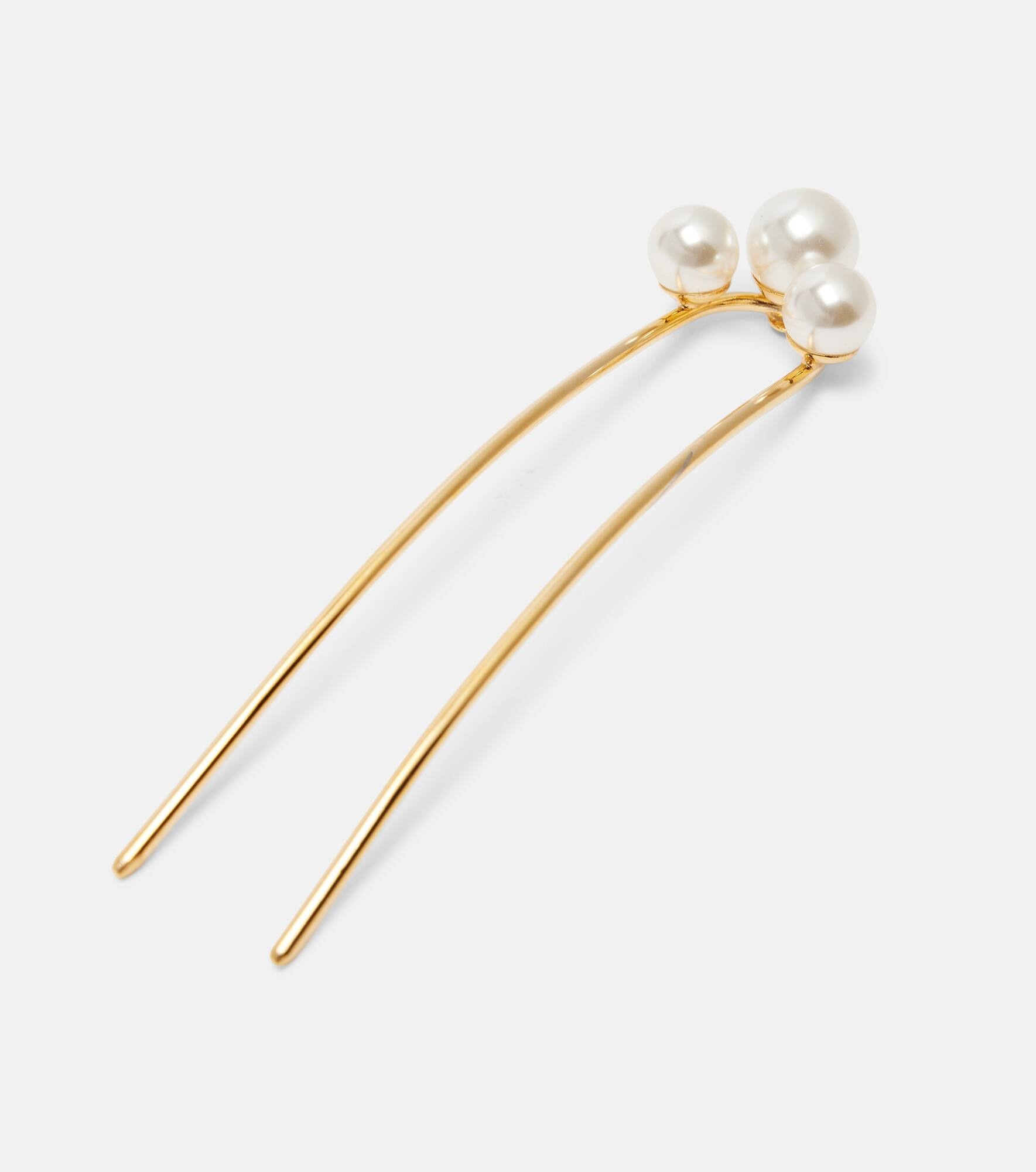 Gretel faux pearl hairpin - 2