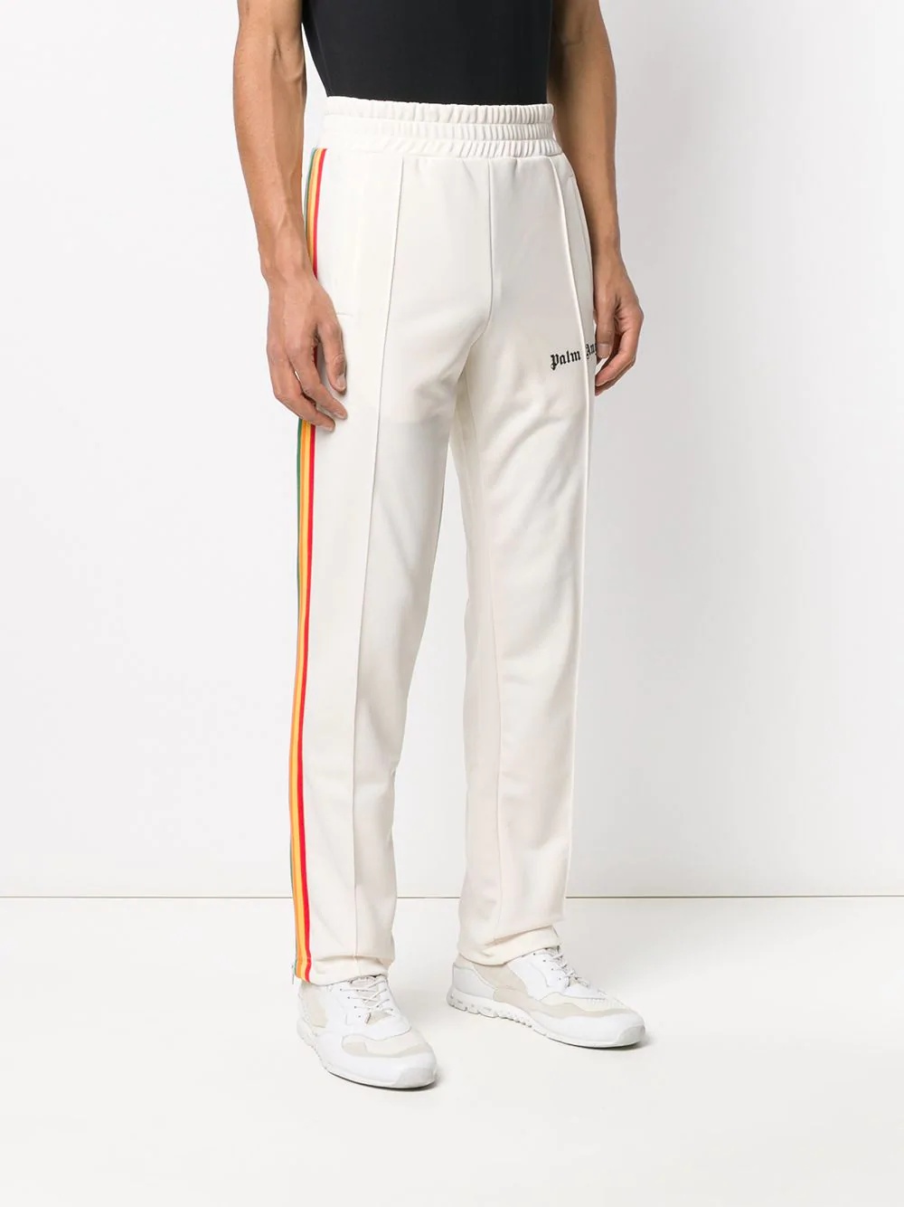 rainbow trim track pants - 3