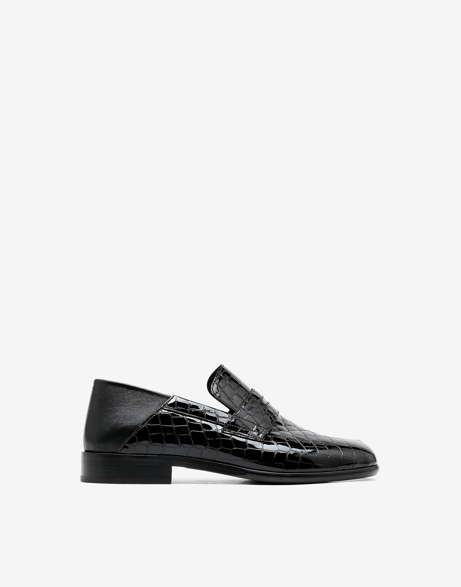 Tabi croc-effect loafers - 1