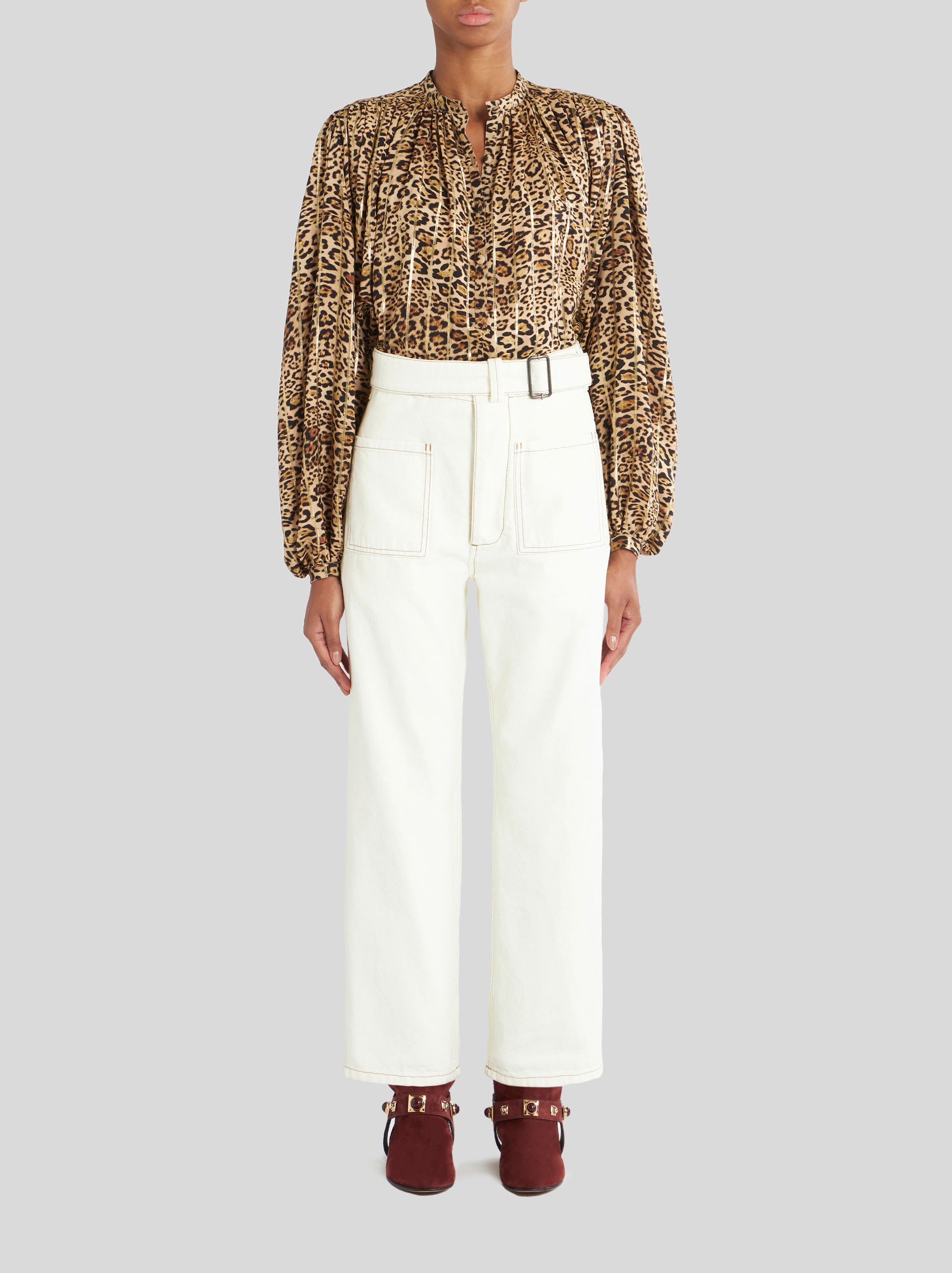 TROUSERS WITH BELT - 3