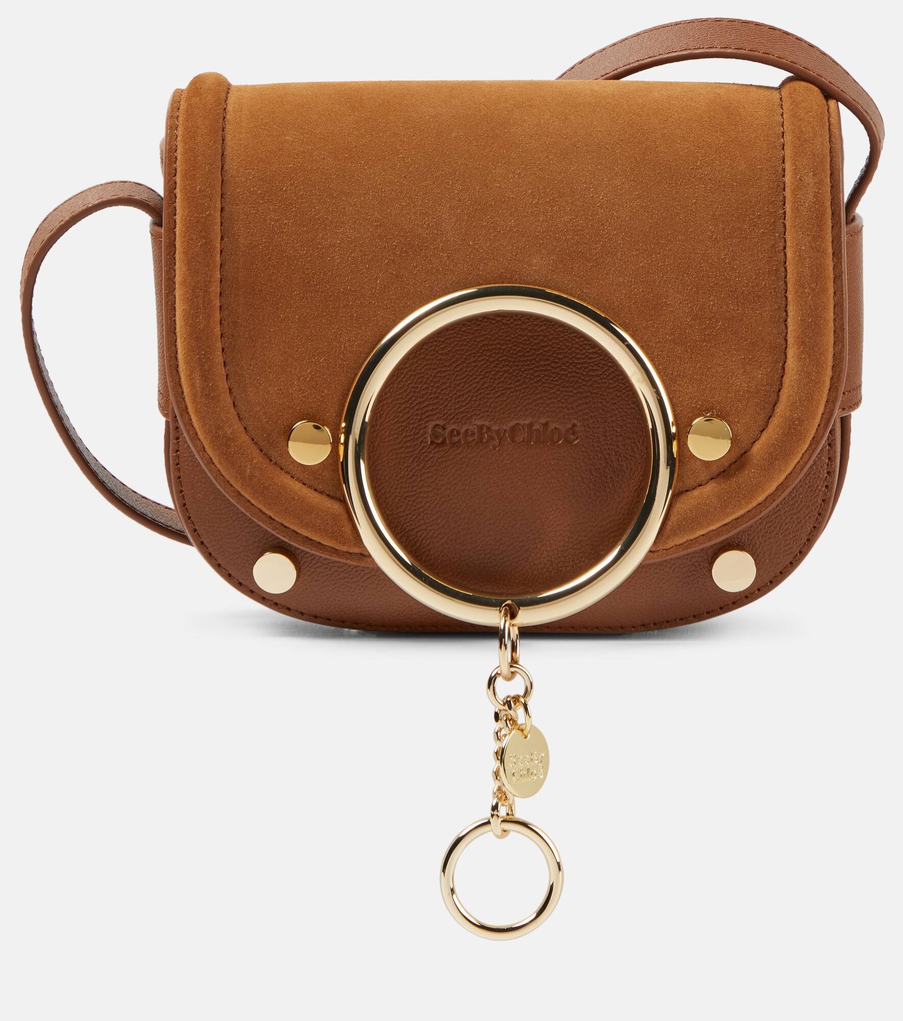 Mara Mini suede crossbody bag - 1