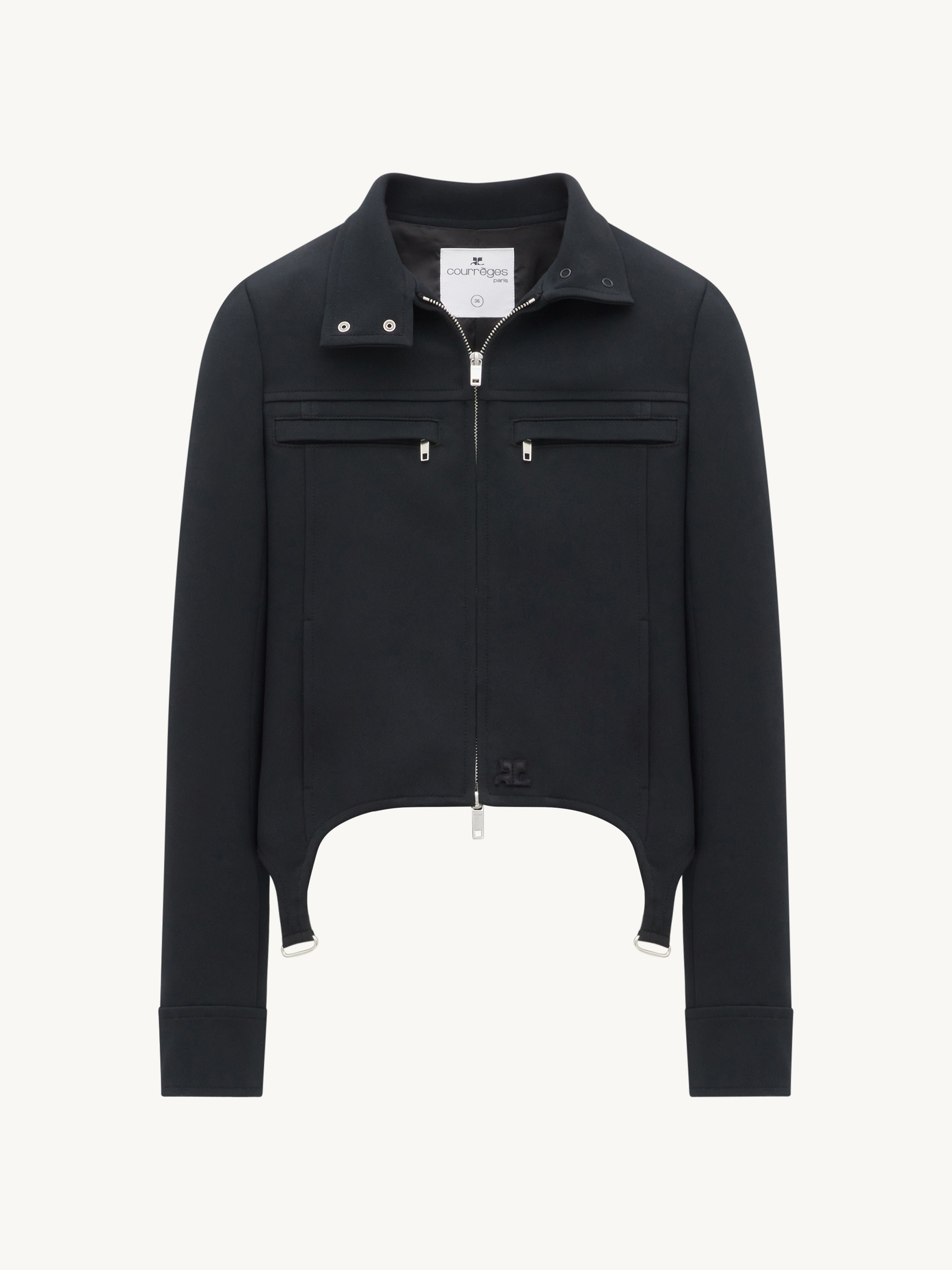 TWILL SUSPENDERS JACKET - 1
