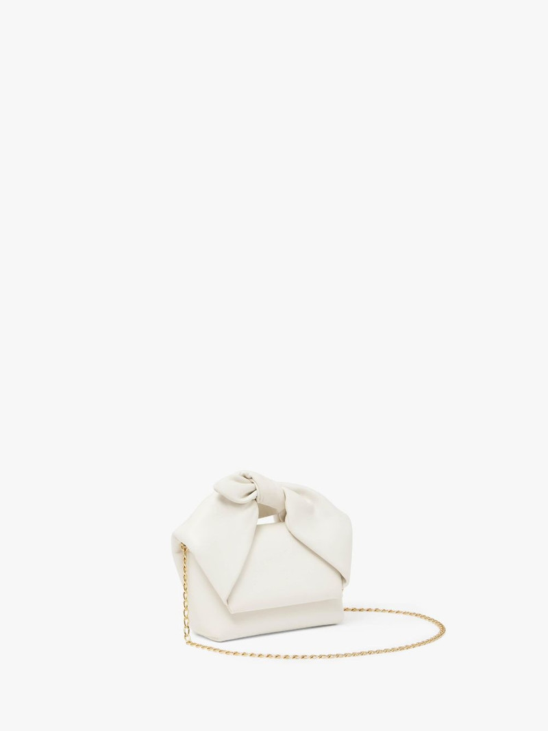 JW Anderson SMALL BOW TWISTER - LEATHER TOP HANDLE BAG outlook