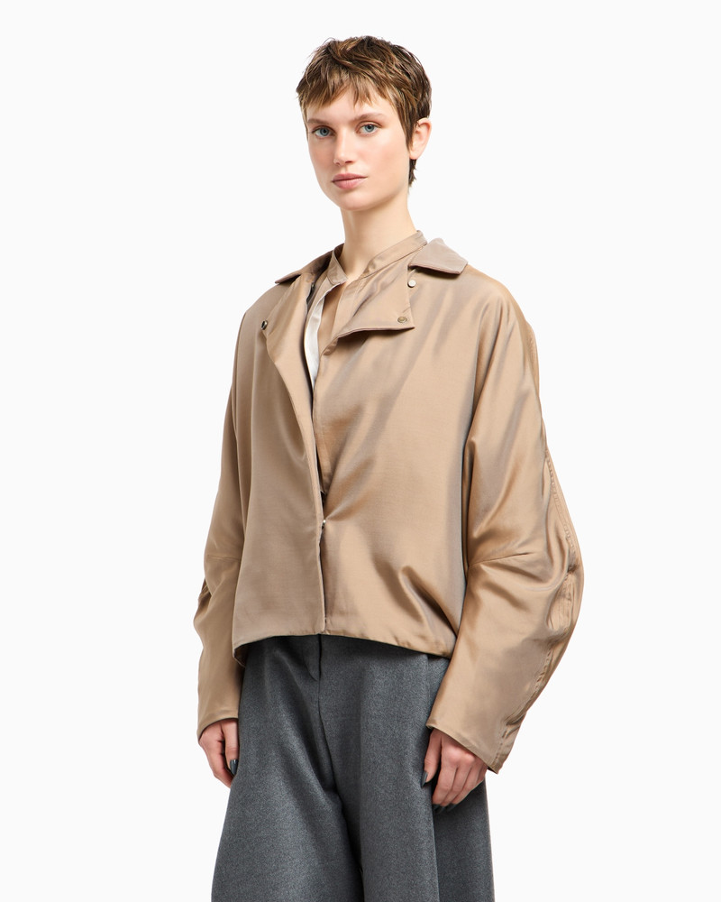 GIORGIO ARMANI SILK SATIN BLOUSON outlook